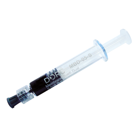 MEMBRANEBLUE-DUAL® syringe